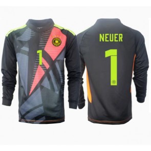 Tyskland Manuel Neuer #1 Målmand Replika Hjemmebanetrøje EM 2024 Langærmet